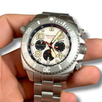 Chronograph Dive Watch — AbyssForce 500M Meca-Quartz (Seiko VK63)