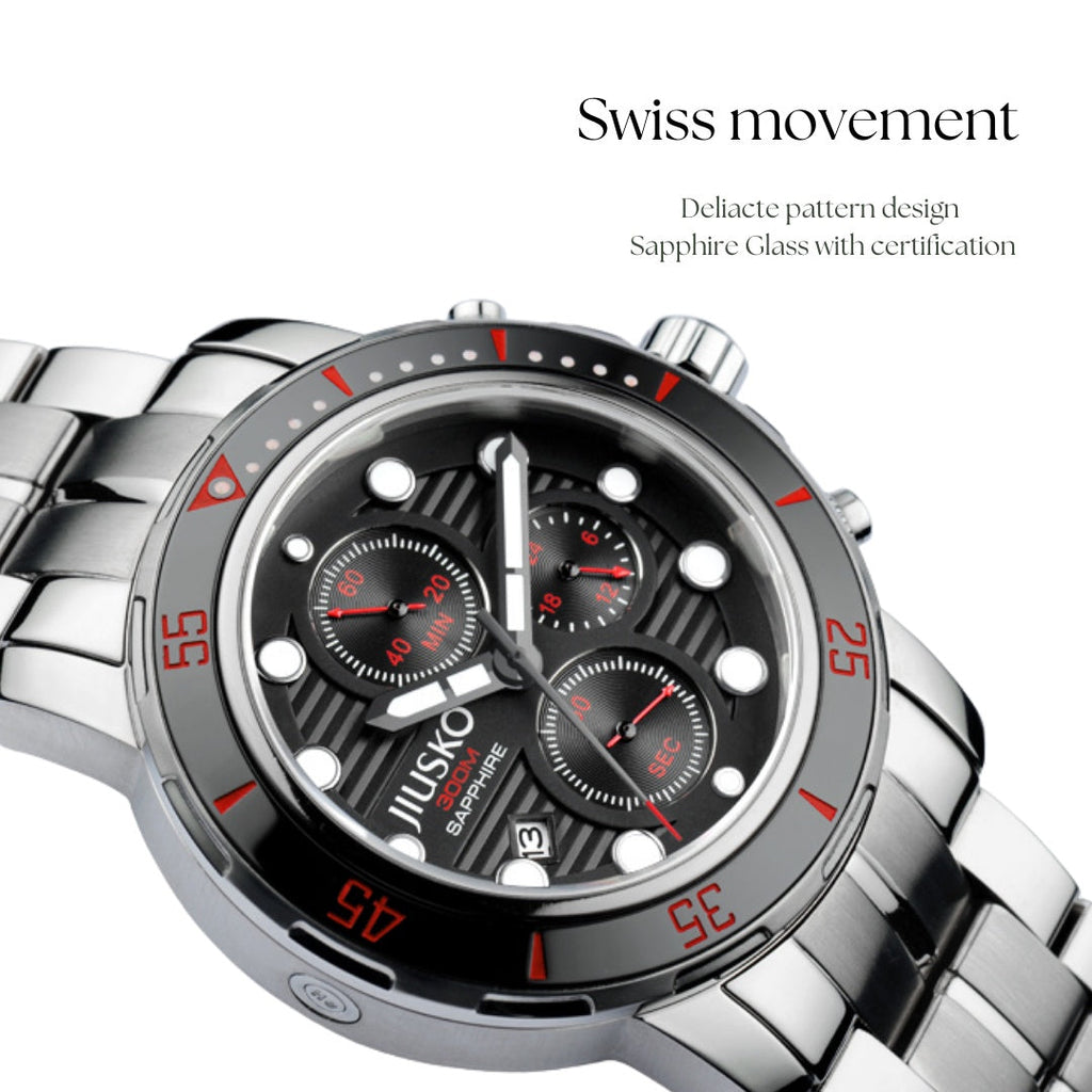 AbyssChrono 300M Titanium Dive Chronograph - Seiko VK63 43mm