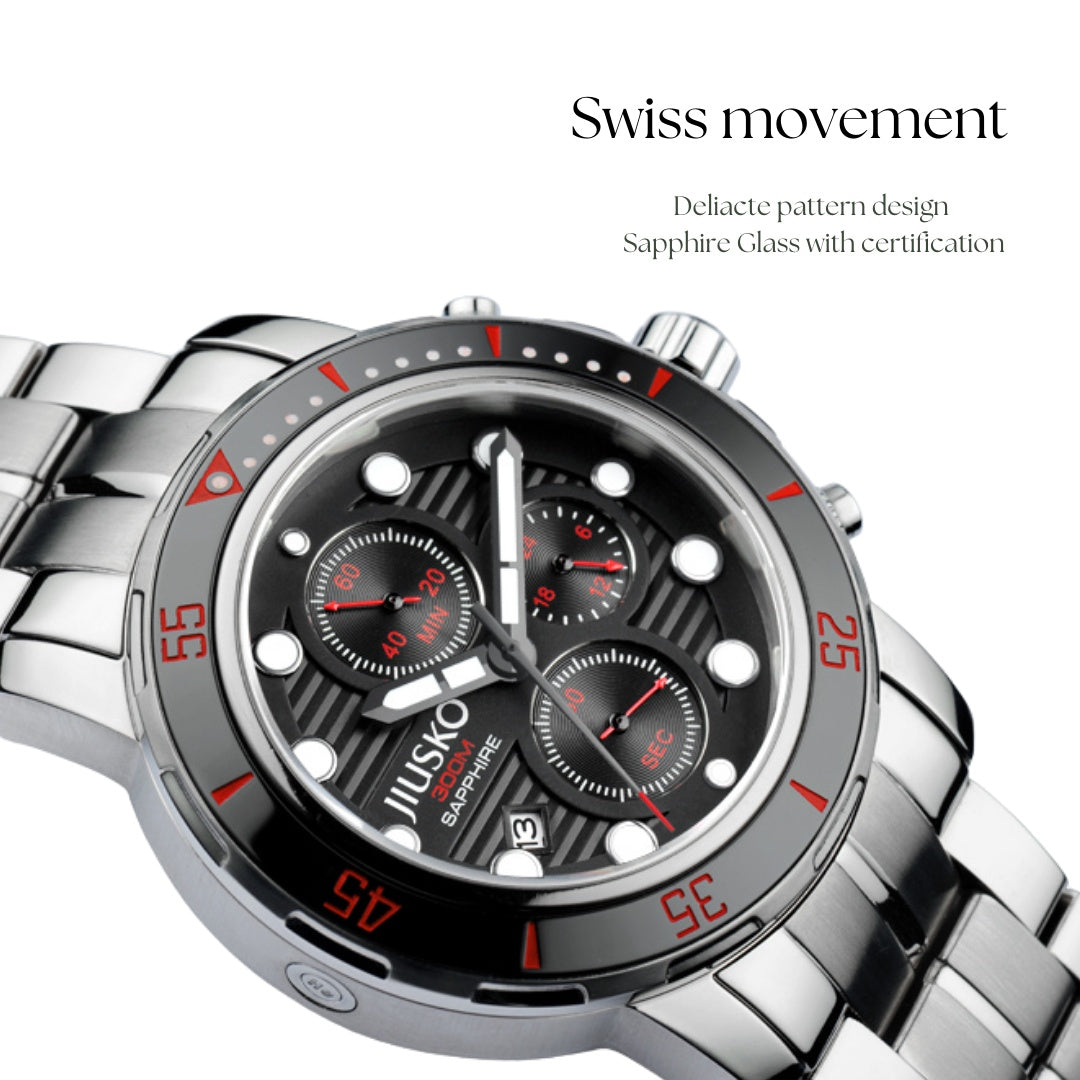 AbyssChrono 300M Titanium Dive Chronograph - Seiko VK63 43mm