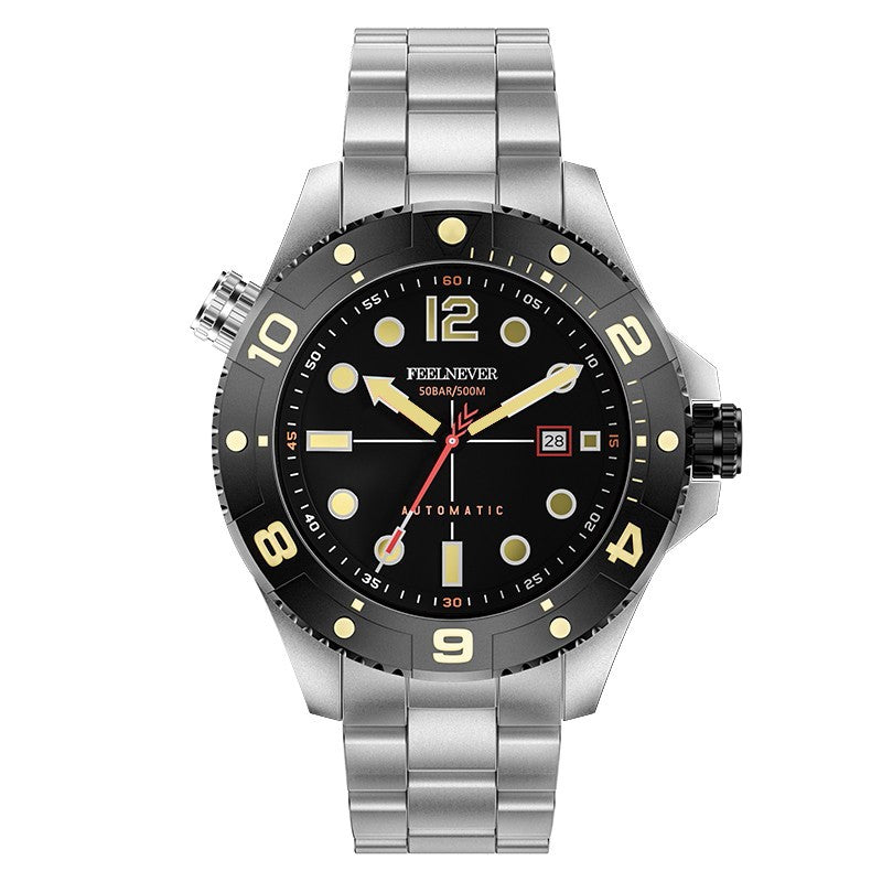 AbyssHeritage 500M Heavy Duty Mechanical Dive Watch Sapphire Crystal & 316L Steel