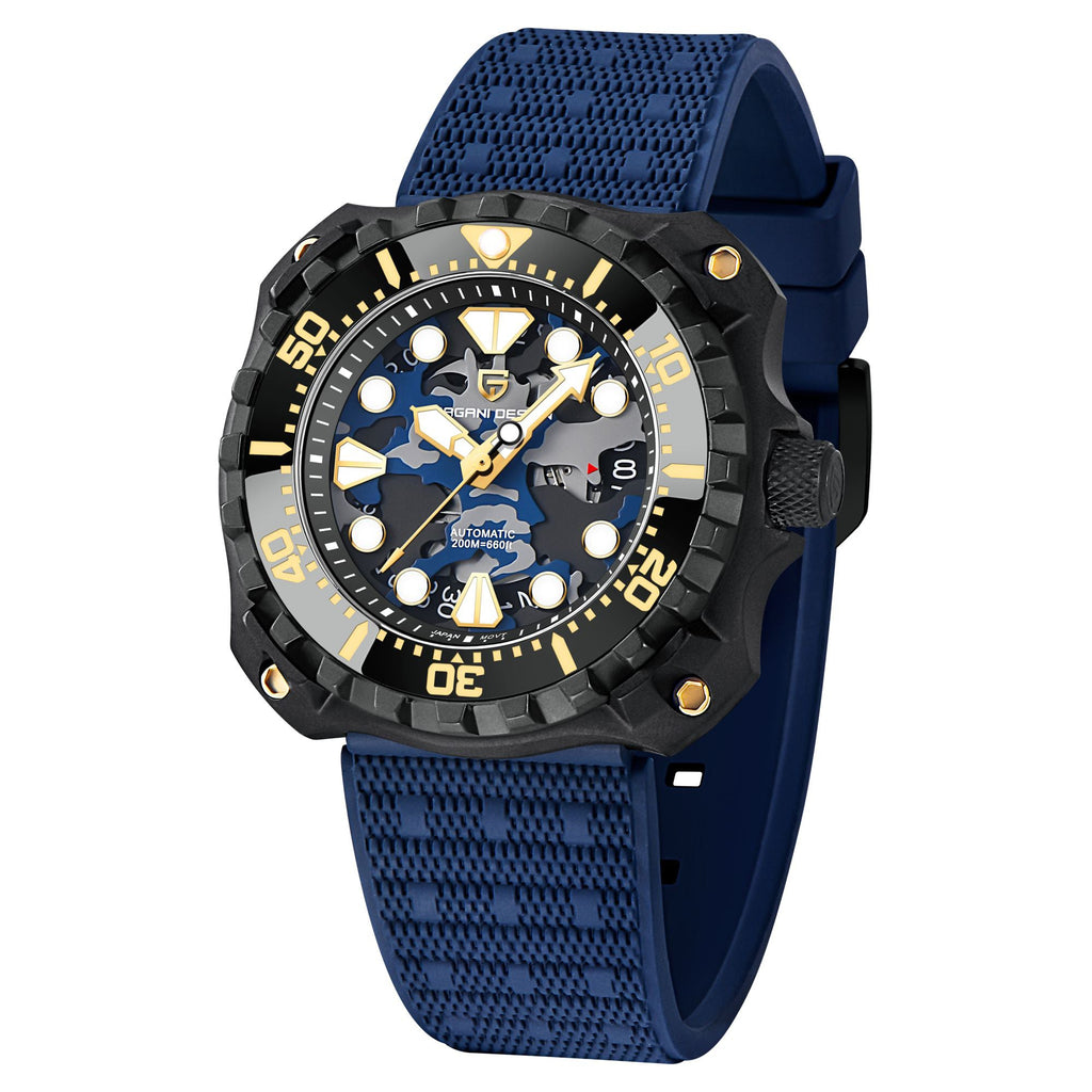 VantaDive 200M Skeleton Automatic Dive Watch NH35 Movement Sapphire Crystal