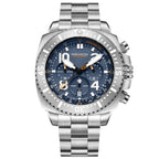 AbyssStorm 100M Dive Chronograph Watch Japanese Quartz Sapphire Crystal 46mm