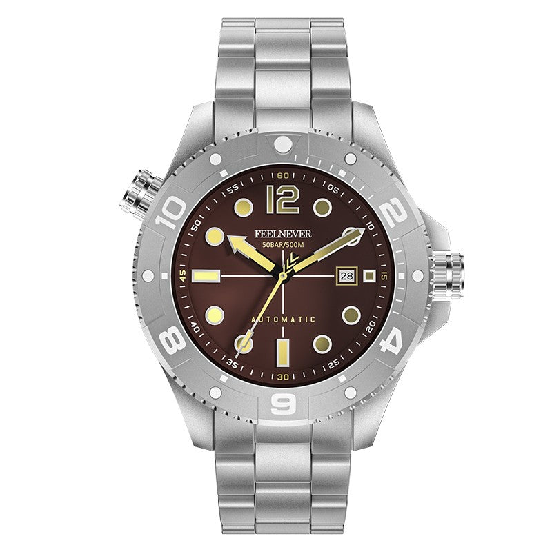 AbyssHeritage 500M Heavy Duty Mechanical Dive Watch Sapphire Crystal & 316L Steel