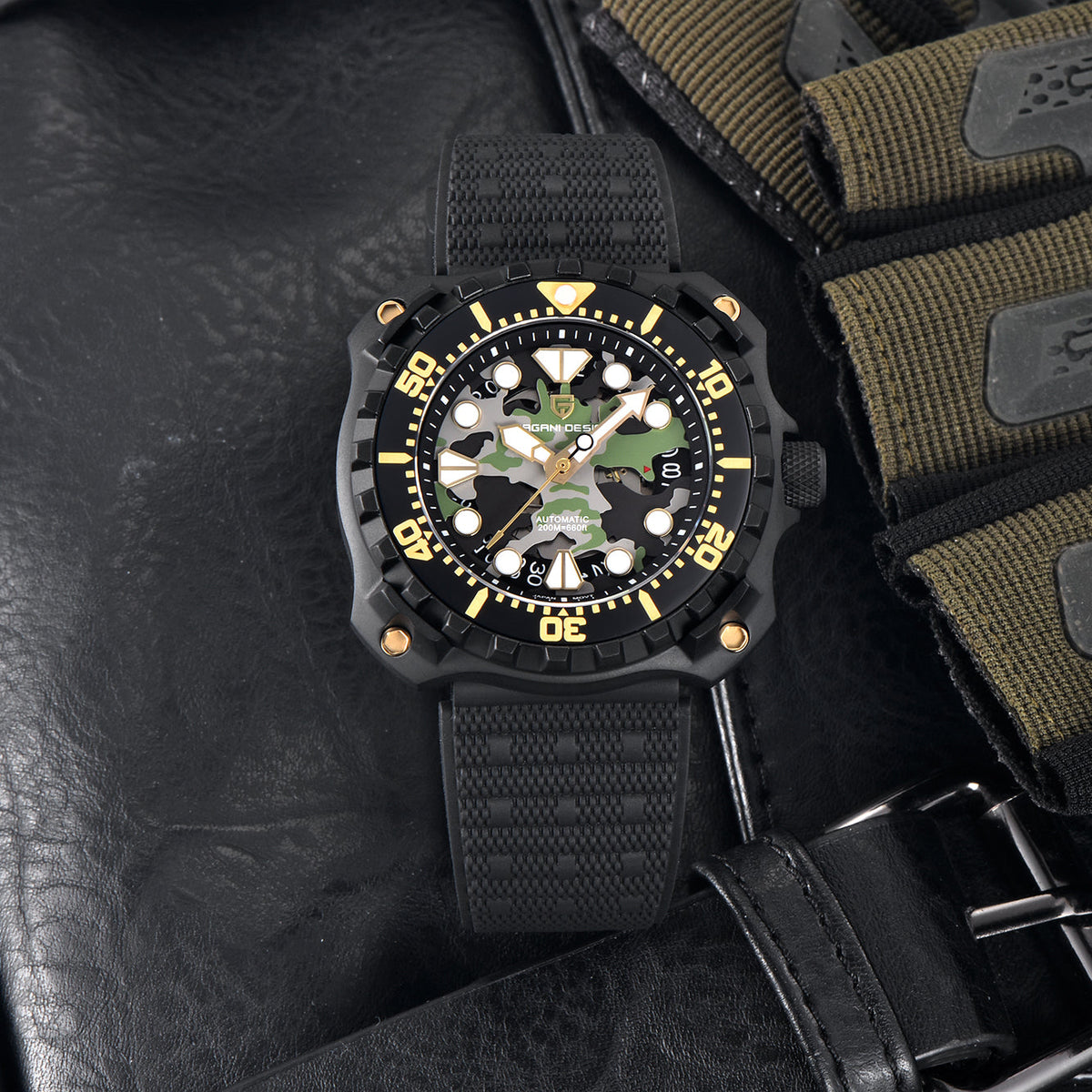 VantaDive 200M Skeleton Automatic Dive Watch NH35 Movement Sapphire Crystal