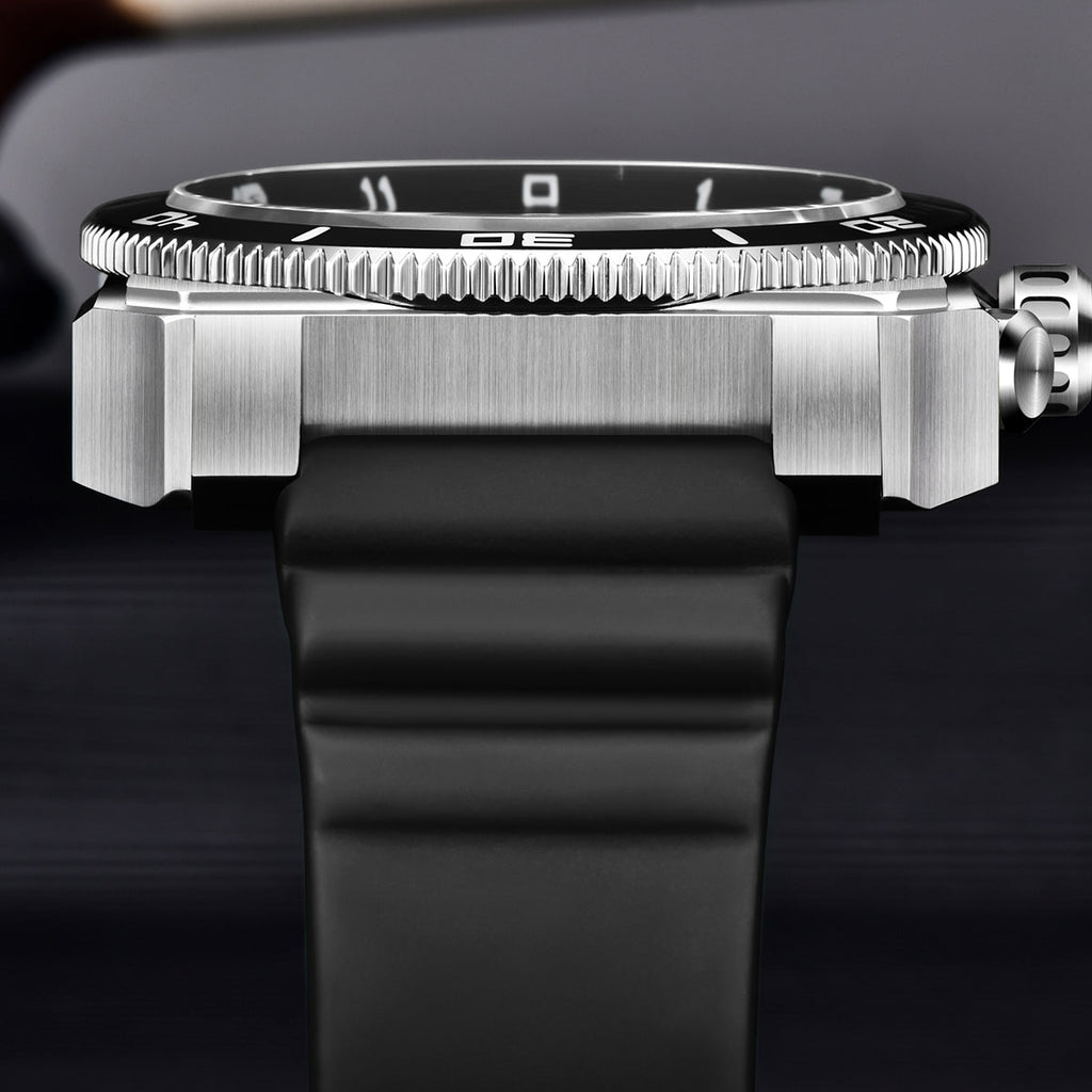 AbyssRift 100M Automatic Dive Watch 49mm Miyota 8215 Sapphire Crystal
