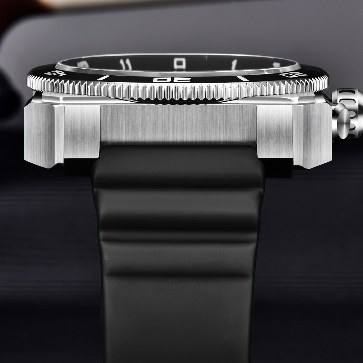 AbyssRift 100M Automatic Dive Watch 49mm Miyota 8215 Sapphire Crystal