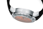 TitanPro 300M titanium dive watch side profile with screw-down crown