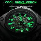 AbyssMech Skeleton Automatic — Sapphire Crystal, 46mm Steel