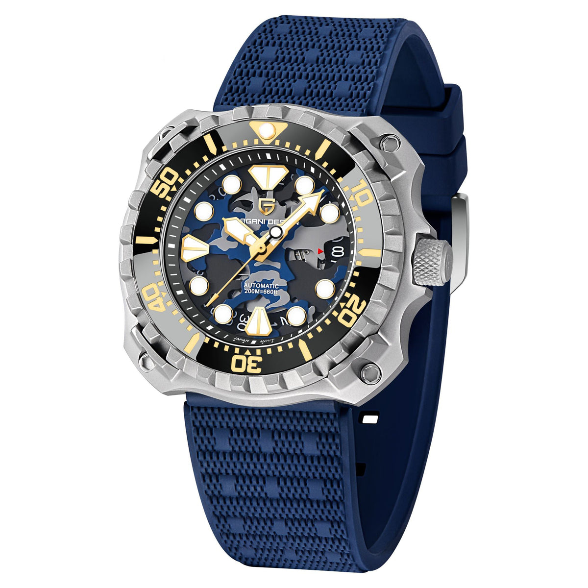 VantaDive 200M Skeleton Automatic Dive Watch NH35 Movement Sapphire Crystal
