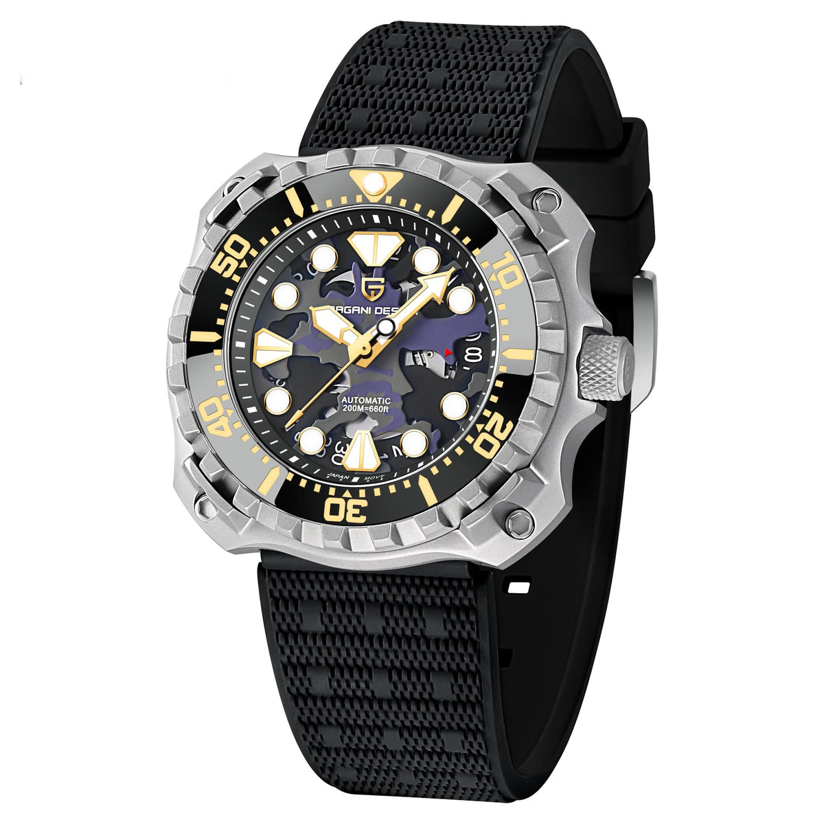 VantaDive 200M Skeleton Automatic Dive Watch NH35 Movement Sapphire Crystal