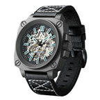 AbyssMech Skeleton Automatic — Sapphire Crystal, 46mm Steel