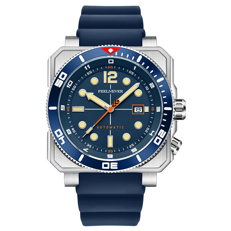 AbyssRift 100M Automatic Dive Watch 49mm Miyota 8215 Sapphire Crystal