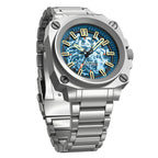 AbyssMech Skeleton Automatic — Sapphire Crystal, 46mm Steel