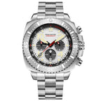 AbyssStorm 100M Dive Chronograph Watch Japanese Quartz Sapphire Crystal 46mm